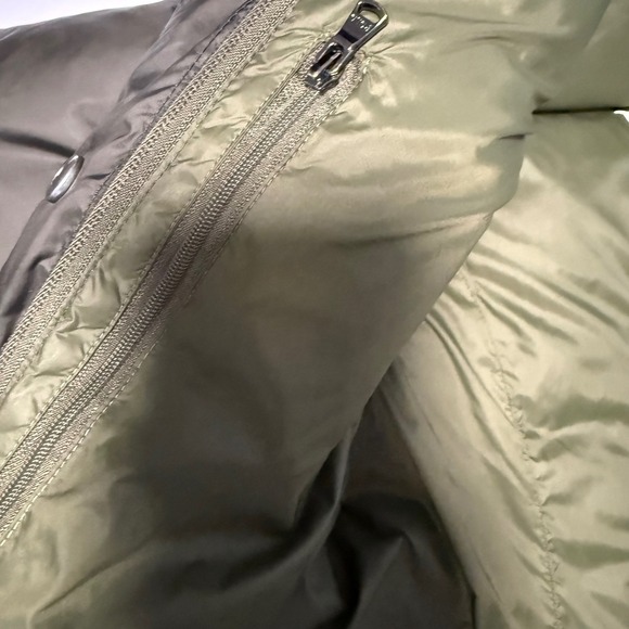 Polo Ralph Lauren Kids XL 16 Gray Olive Down Puffer Parka Hooded Jacket Coat - Picture 7 of 14